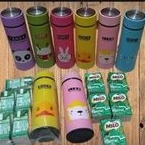 paket susu milo 5 kotak + 1 botol termos kaca animal