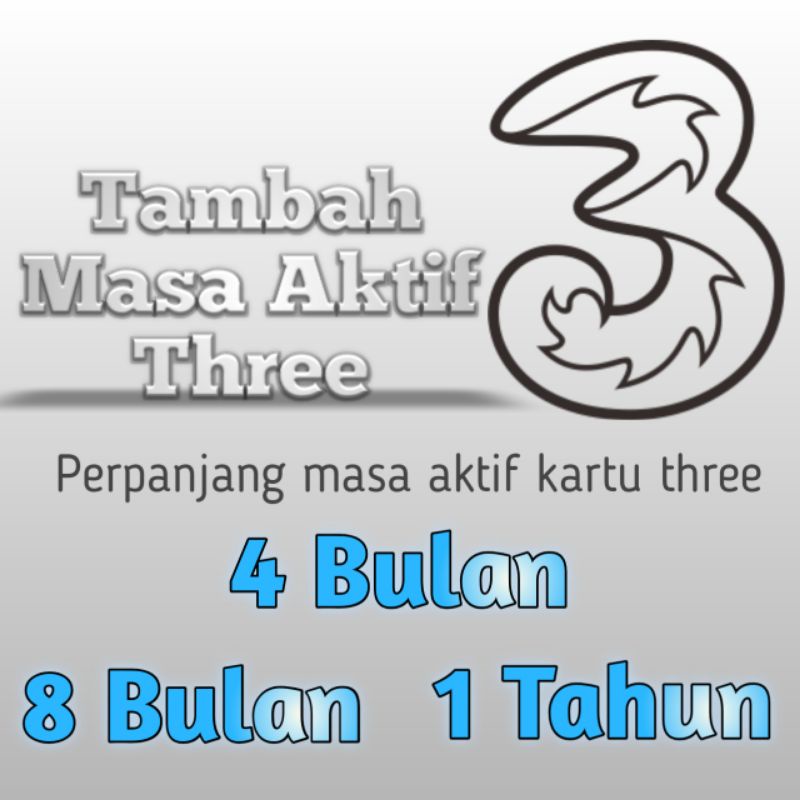 Tambah Masa Aktif Three I Perpanjang Masa Aktif Tri