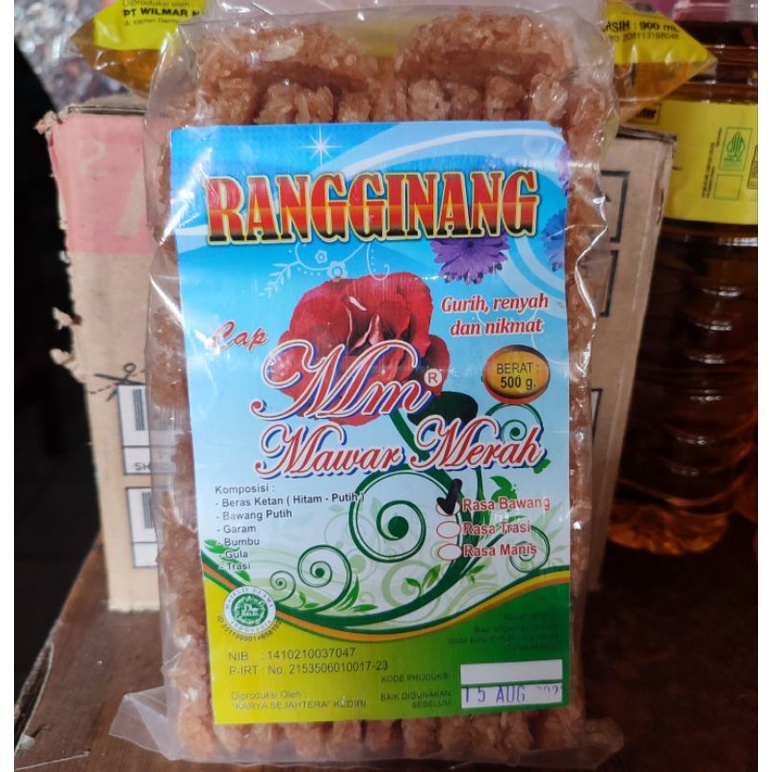 

rangginang mawar merah 500gr / krupuk rangginang ketan