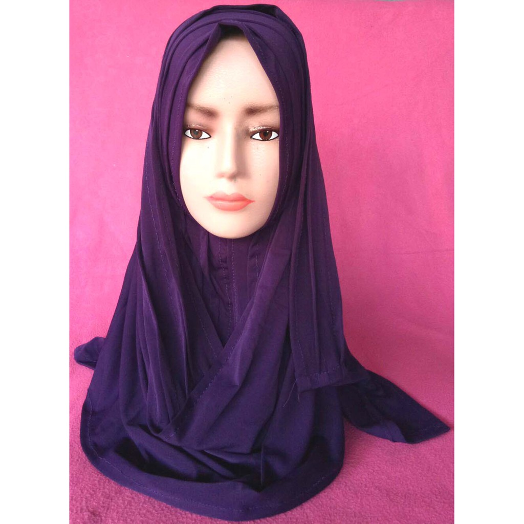 Jilbab Instan Rempel Tumpuk/Hijab/pashmina Instan/Khimar/Tanah Abang