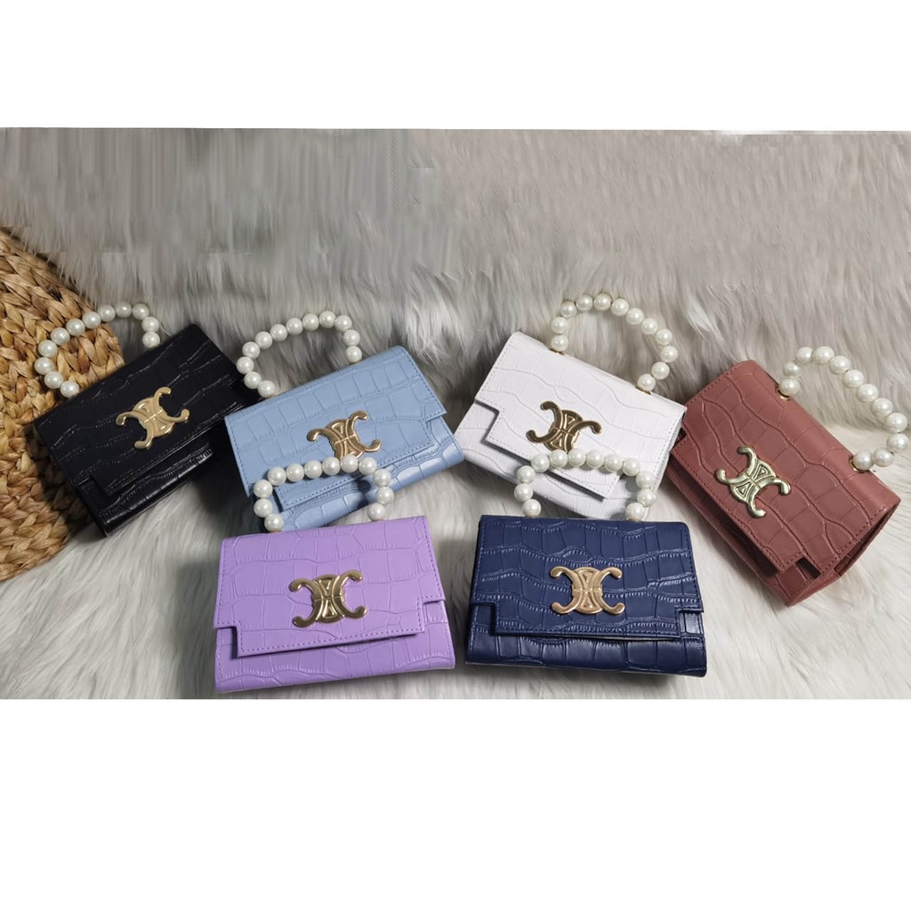 A-ZAHRA 407 TAS ANDINE CC MUTIARA / TAS MINI CROCO CC / TAS CROCO MUTIARA CC / TAS MURAH