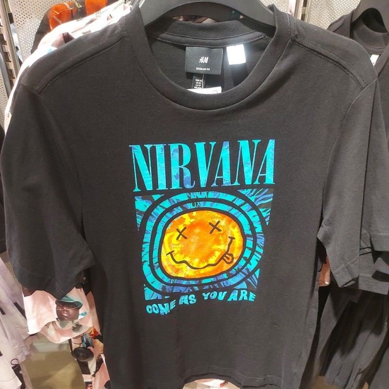 NEW H&M MAN KAOS NIRVANA