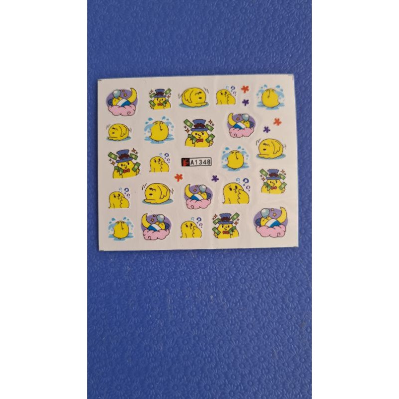 Water Decal Nail Art Stiker Emoji