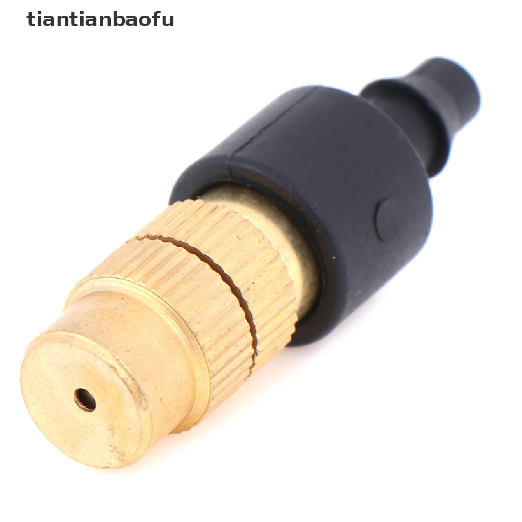 [tiantianbaofu] 5Pcs Copper Misting Fog Cooling Nozzles Atomizing Sprayers For 4/7mm Hose Boutique