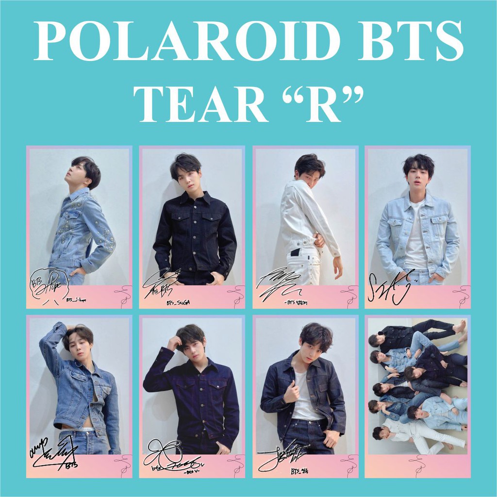 (READY STOCK) POLAROID BTS TEAR KPOP MURAH