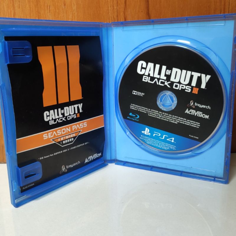 COD Black Ops 3 PS4 Kaset Call of Duty Blackops III Blackops3 PS 4 5 PS5 Playstation CD BD Game modern warfare dutty Region 3 Asia Reg Games Perang tembak ps4 ps5