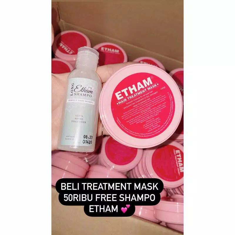 Hair Treatment Mask Free Shampo Etham