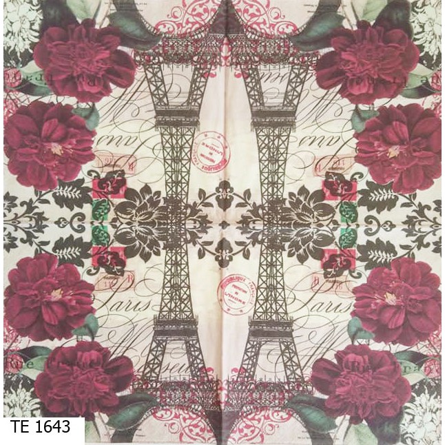 TISU DECOUPAGE EROPAH 33X33 CM TE 1643 TTS