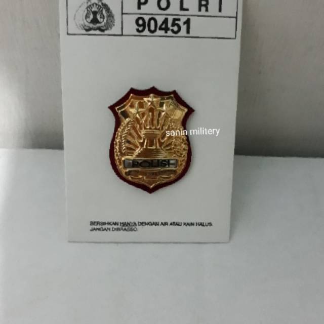 Pin lencana kecil / pin lencana kerah kuningan original