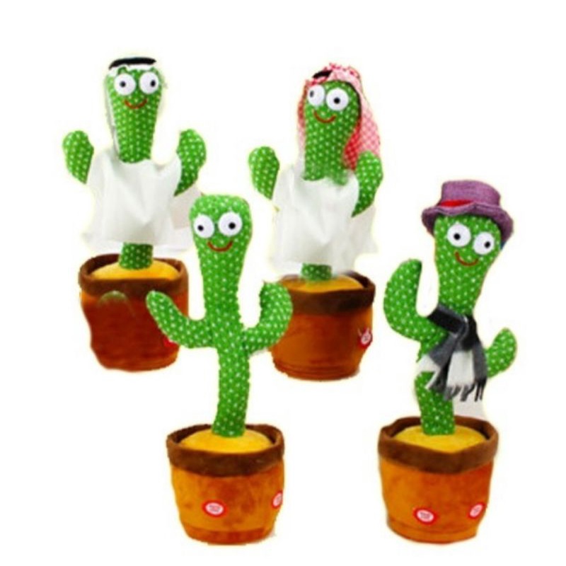 Boneka Kaktus Goyang Bicara - Dancing Cactus Toy