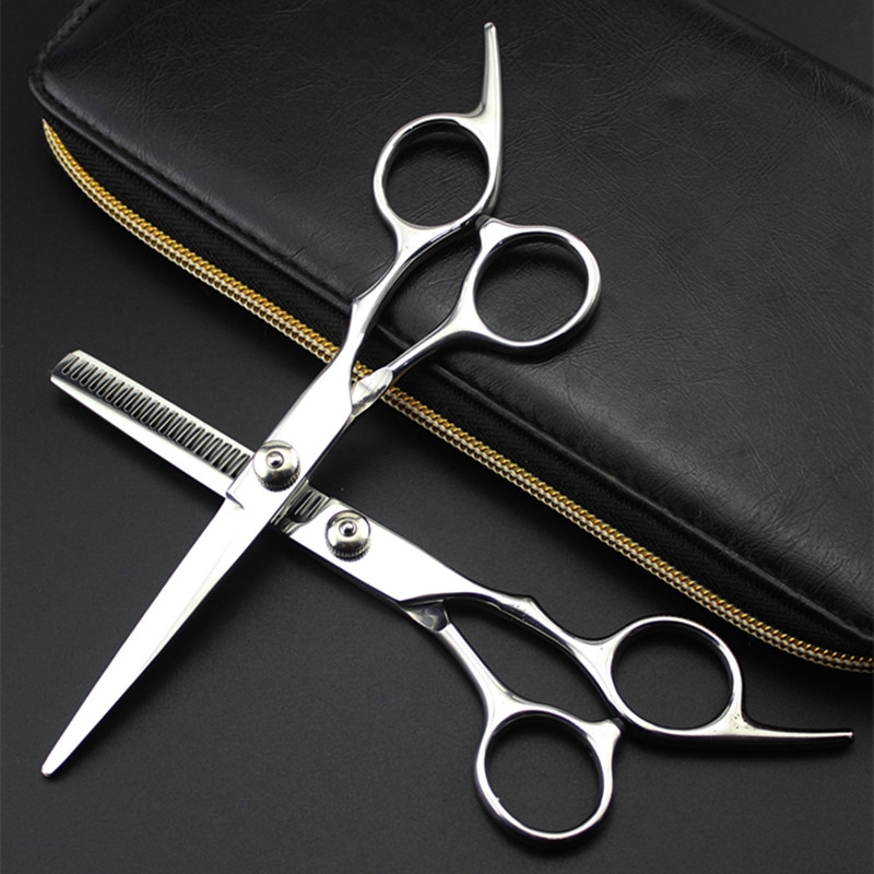 2 In 1 Set Gunting Rambut Bahan Stainless Steel Untuk Barber