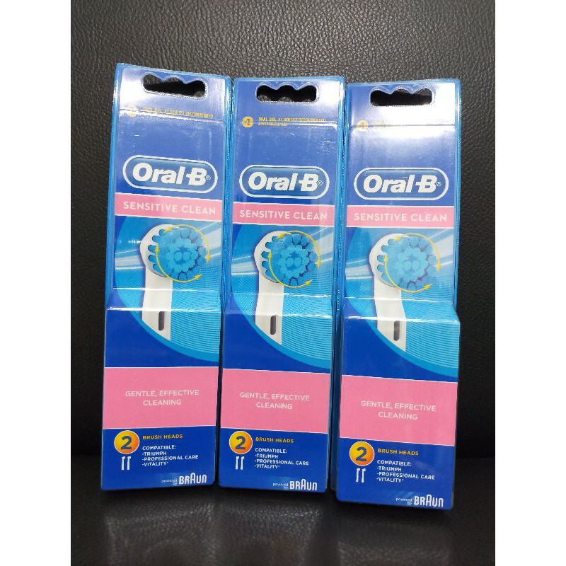 Oral B sensitive toothbrush head/ oral B sensitive head refill