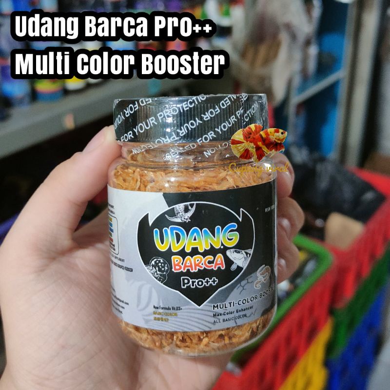 [30 Gram] Udang Kering Pro++ Multi Color Booster For Baby Fish 5-20 CM