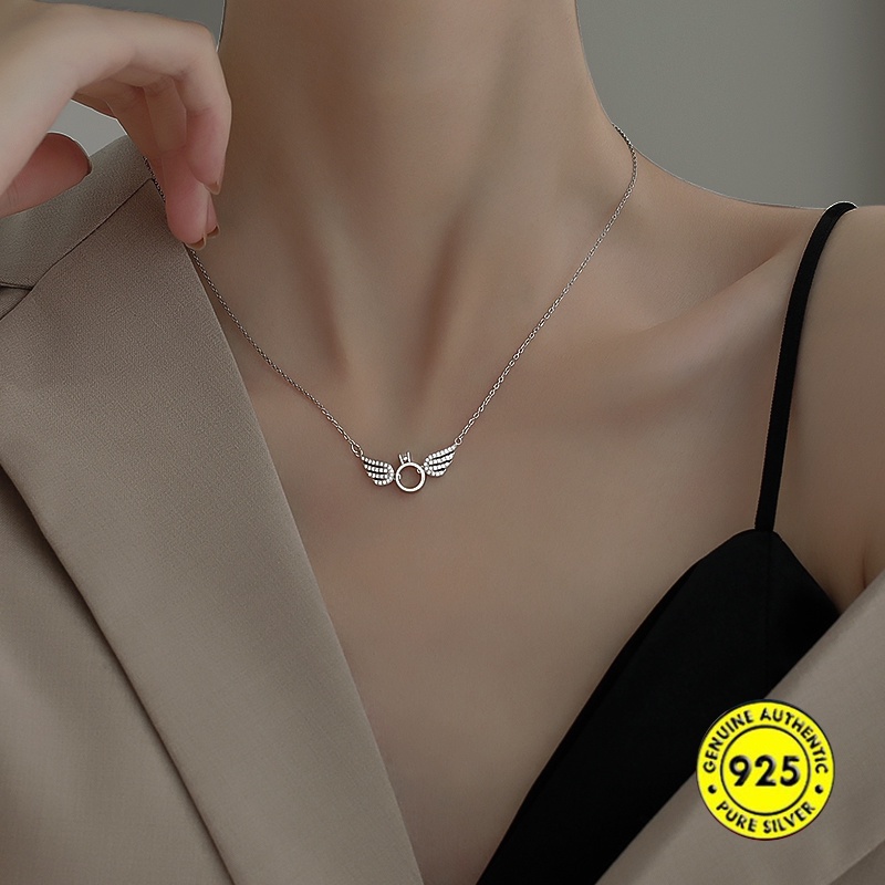 Kalung Bahan S925 Silver Untuk Wanita