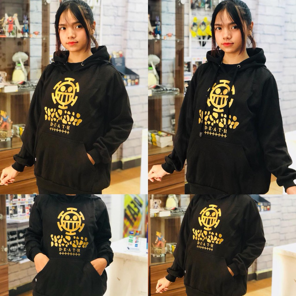 Hoodie Trafalgar Law Death Gold Black