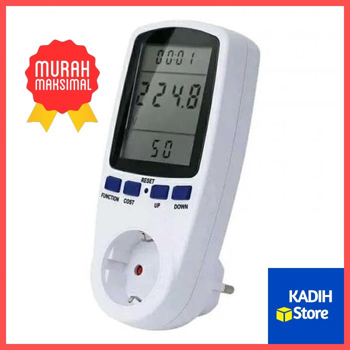 WATT METER AC KWH Voltmeter Pengukur Power Daya Voltase Listrik Ukur