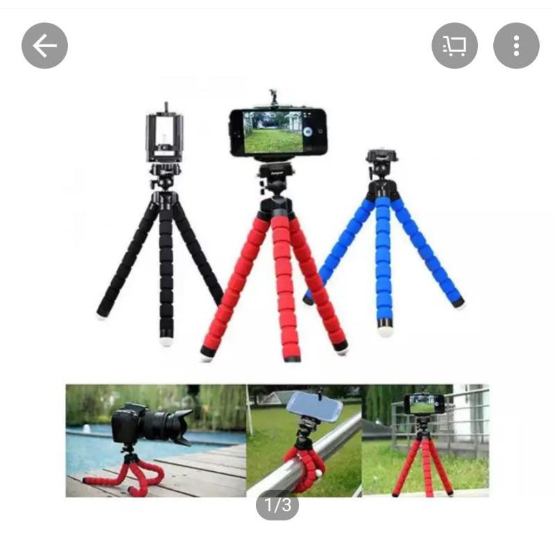 Tripod Mini / Tongsis New Spinder Universal Mini Tripod