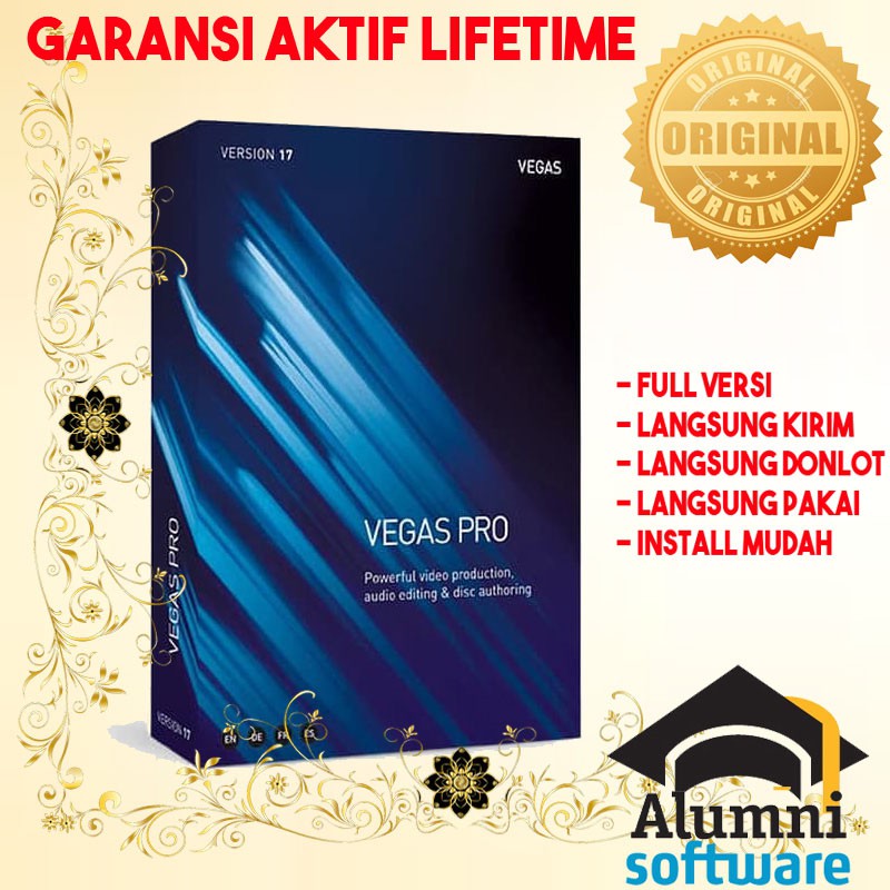 [FULL VERSION] Magix Sony Vegas Pro 17 2019 - GARANSI AKTIVASI