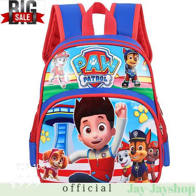 SUNEIGHT Tas Ransel Sekolah Anak Kartun Karakter Paw Patrol - B305-B