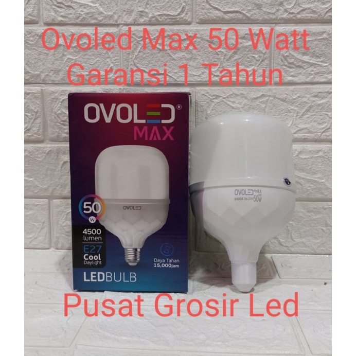OVOLED MAX 50 WATT Lampu Led Kapsul Garansi 1 Tahun Cahaya Putih