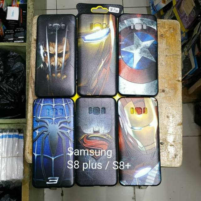 softcase Samsung S8 plus S8+ motif gambar bahan karet S8 plus S8+