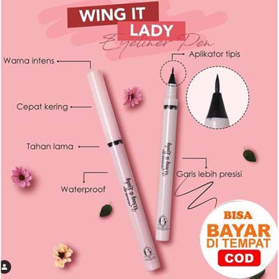 Madame Gie Wing It Lady - MakeUp Eyeliner Black Waterproof