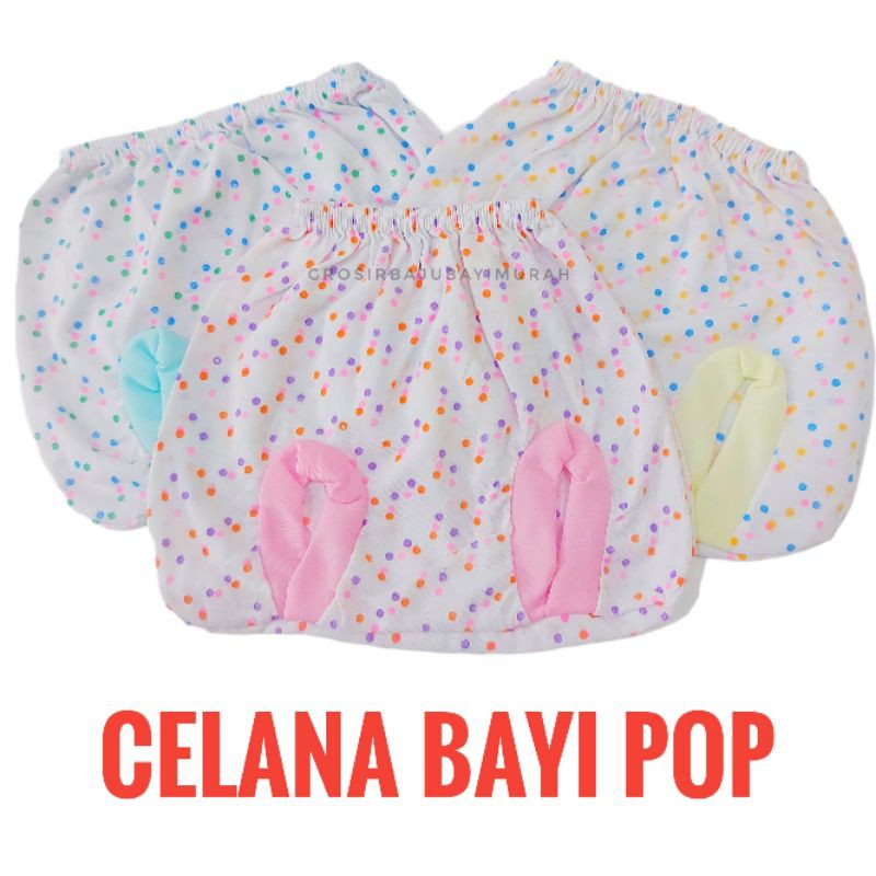 [GROSIR] celana pop bayi PUTIH CANTIK perlengkapan bayi baru lahir