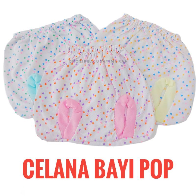 [GROSIR] celana pop bayi PUTIH CANTIK perlengkapan bayi baru lahir