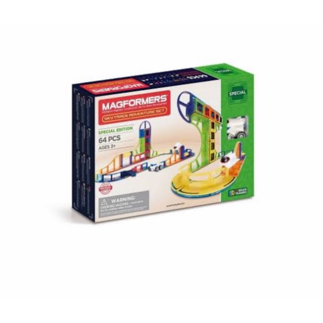 Magformers sky track 64 pcs /preloved Magformers /Mainan elc / preloved mainan elc/mothercare/mainan