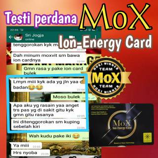 Ion Energi Card IEC Kart Ion Negatif by MOX | Alat Terapi Kesehatan