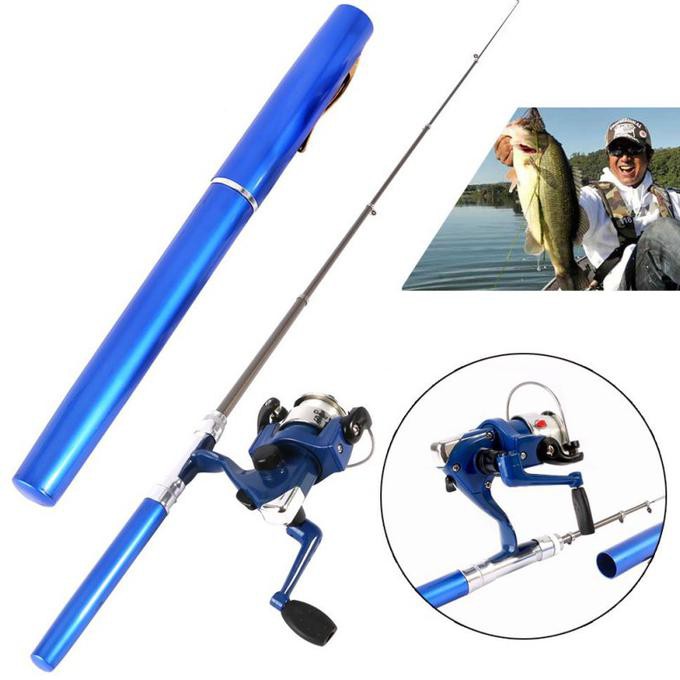 Mini Fishing Rod Pena / Pen Fishing Rod - Silver