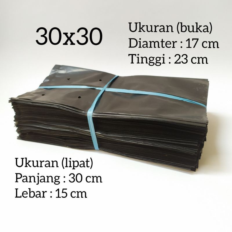 POLYBAG 1KG UKURAN 30X30