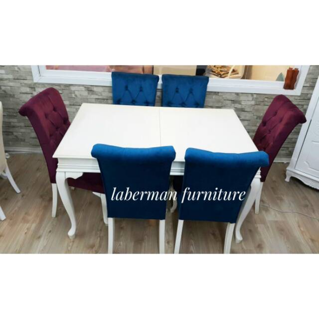 Kursi Makan Set / Kursi Makan Shabby