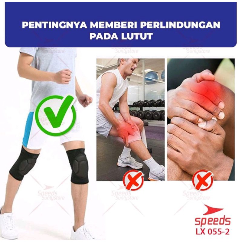 SPEEDS Pelindung Lutut untuk Perlengkapan Olahraga / KNEE SUPPORT