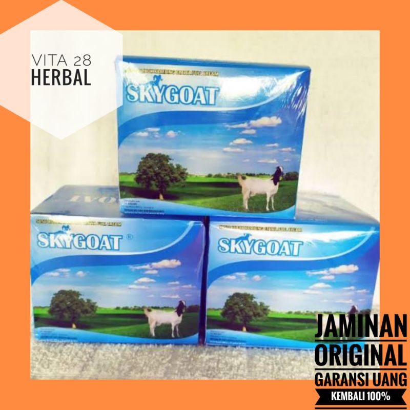 

SUSU KAMBING ETAWA MURNI SKY GOAT ORIGINAL 1 BOX SKYGOAT RASA ORIGINAL