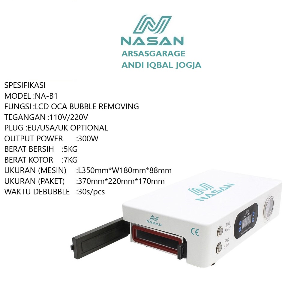 TOOL REMOVER BUBBLE NASAN ORIGINAL ALAT PENGHILANG GELEMBUNG DI LCD