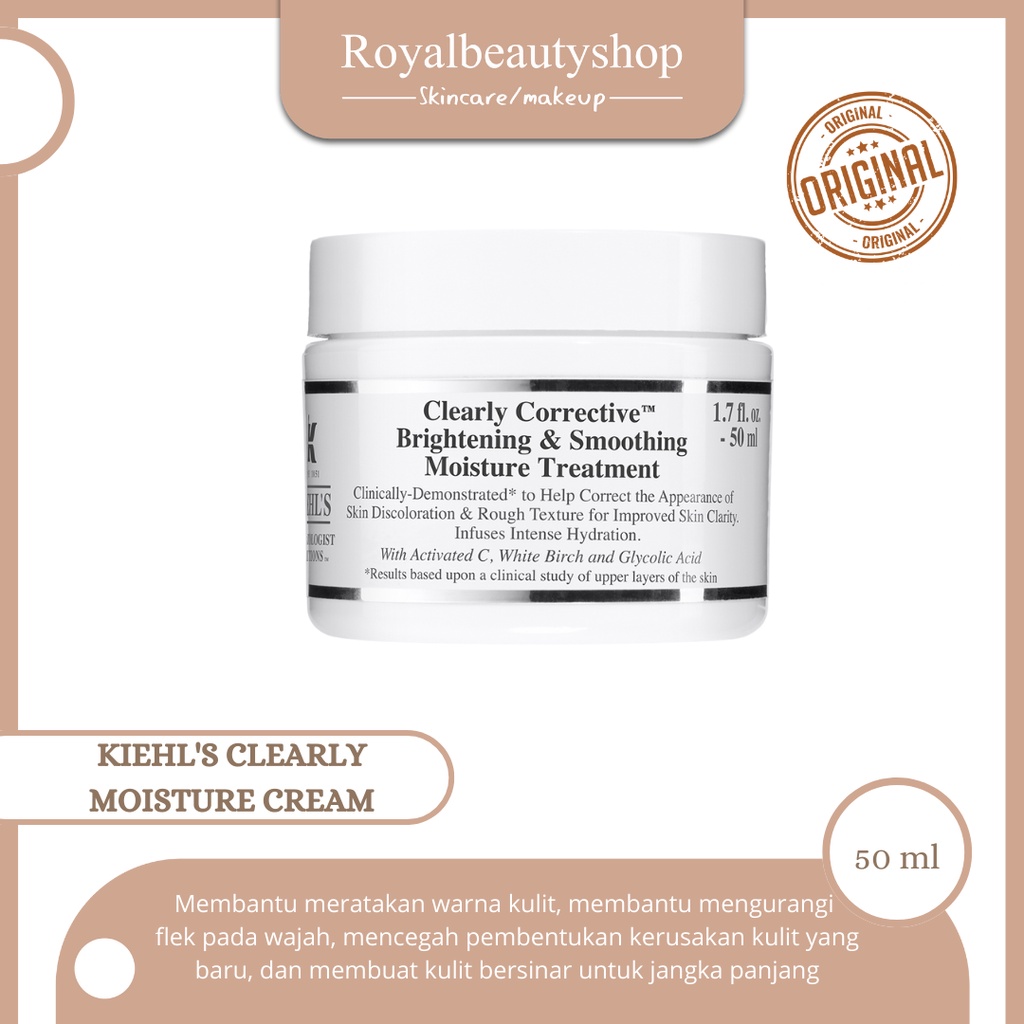 KIEHLS CLEARLY CORRECTIVE BRIGHTENING AND SMOOTHING CREAM/ CC SMOOTHING 50ML / CC SMOOTHING CREAM