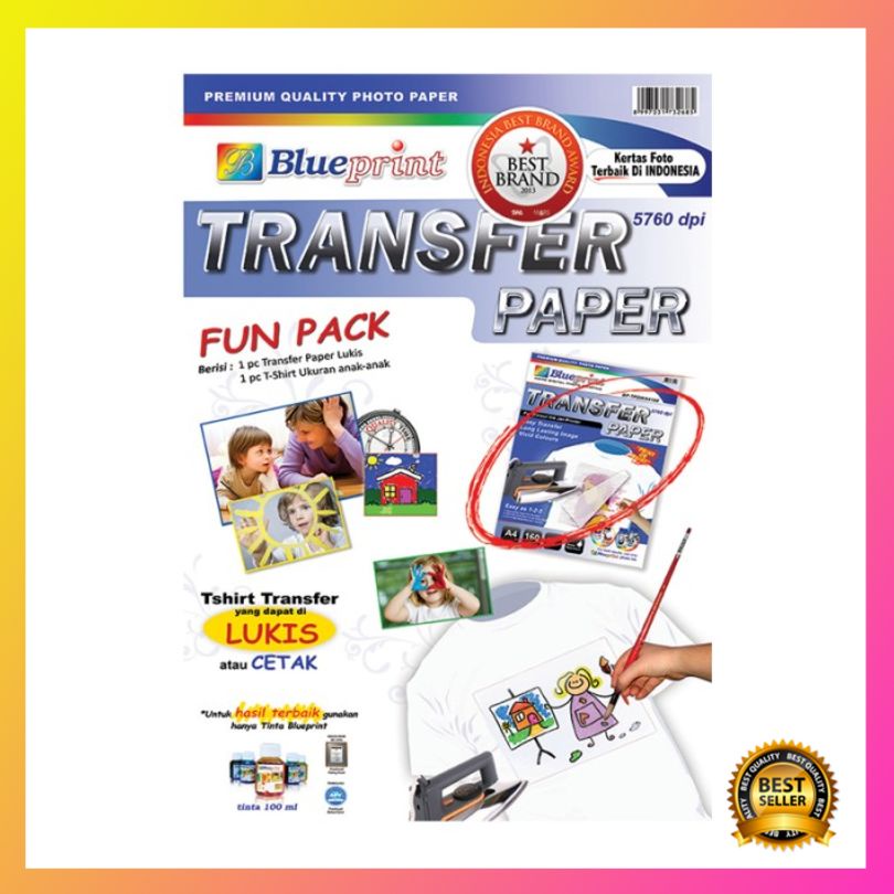 

Diskon Blueprint BP-FPA4160 : Transfer Paper Fun Pack - A