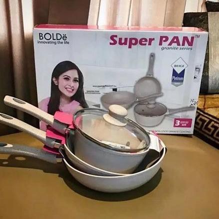 SUPER PAN GRANITE CERAMIC / PANCI SET BOLDE ORIGINAL ( ORI )100% ( TERMURAH ! )