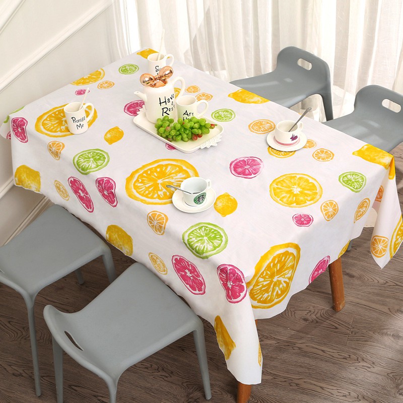 Taplak Meja Makan Keluarga Motif Cantik Anti Air Taplak Makan Meja Anti Air ukuran lebih besar lebih tebal 180 cm