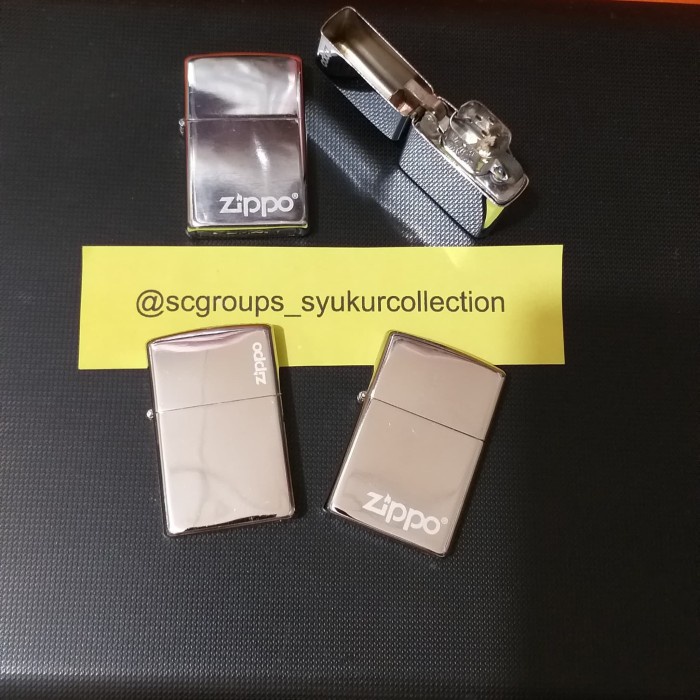 Jual Korek Api Zippo One Tik Ori Black Shopee Indonesia