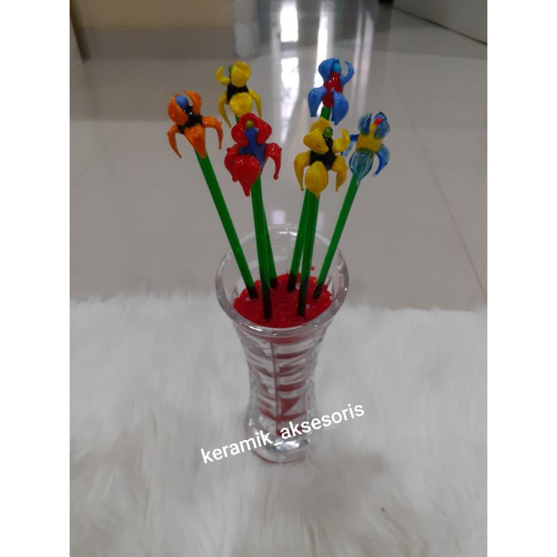 BUNGA LIDI KRISTAL 1 SET