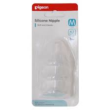 PIGEON SILICONE NIPPLE TRIPLLE PACK