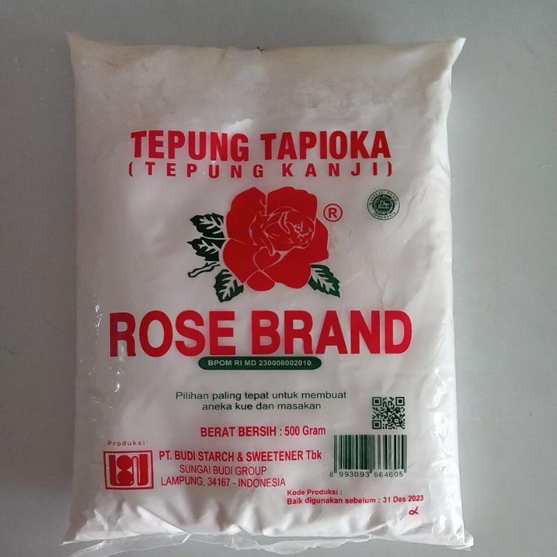 

TEPUNG TAPIOKA ROSE BRAND 500 GRAM-TASYA KITCHEN