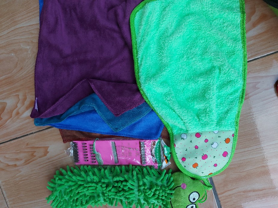 Kup - Lap Tangan Cendol Microfiber  Kotak  1 Kg = 16 Pcs