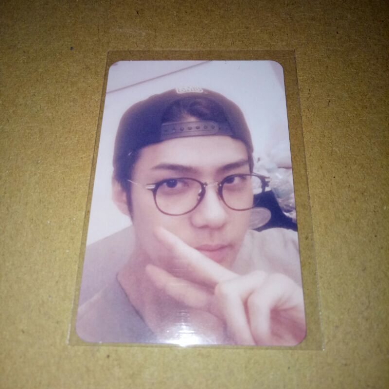 exo sehun exact lucky one official photocard pc