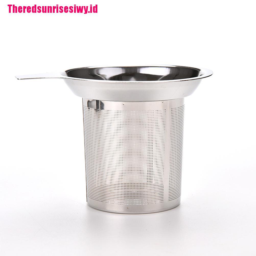 Filter Infuser Penyaring Daun Teh Dengan Bahan Stainless Steel Dapat Digunakan Kembali