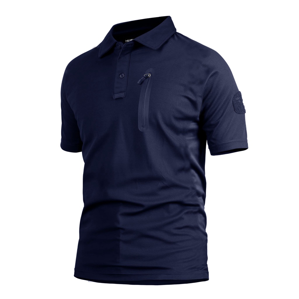 Kaos polo shirt pria tactical lengan pendek