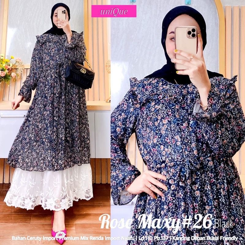 ROSE MAXY | DRESS CERUTY ARMANY MIXED BRUKAT