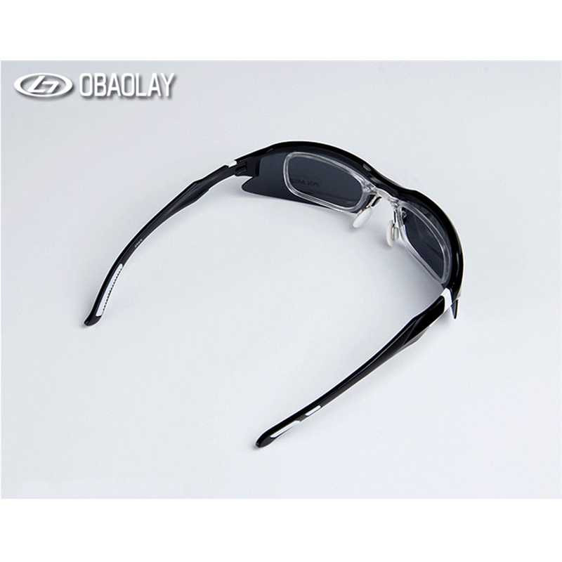 Kacamata Sepeda Polarized Sunglasses UV400 Olahraga Ergonomis Hitam Gratris Case